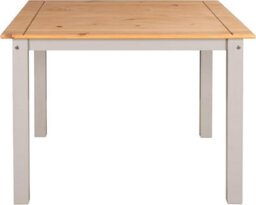 Mews Corona Dining Table Set 4 Seater Grey Solid Mexican Pine Wood Table With 4 Chairs - thumbnail 7