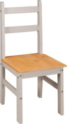 Mews Corona Dining Table Set 4 Seater Grey Solid Mexican Pine Wood Table With 4 Chairs - thumbnail 5
