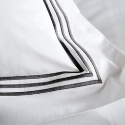 Gc Gaveno Cavailia Sheer Elegance Duvet Cover Bedding Set King 3Pc White/black With Matching Pillowcases - thumbnail 2