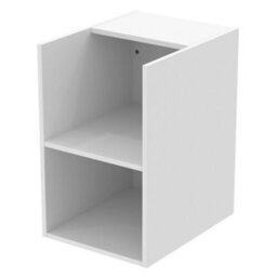 Ideal Standard I.life B Matt White Oak Effect Wall-Mounted Storage Unit With 2 Shelves (D) 505mm (H) 630mm - thumbnail 1