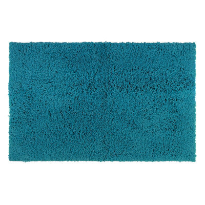Floordirekt Sky Soft Microfibre Bath Mat Quick Drying Non Slip Washable Bathroom Rug Turquoise 50 X 80 Cm - image 1