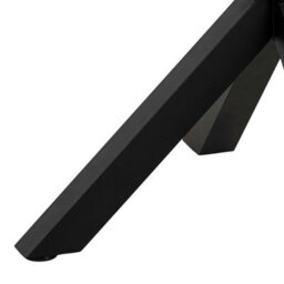 Wyld Haus Perth 120Cm Round Oak Veneer Dining Table With Matt Black Metal Legs - thumbnail 7