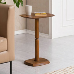 MH London Firma Side Table Solid Wood Bedside Table For Living Room And Bedroom - thumbnail 1