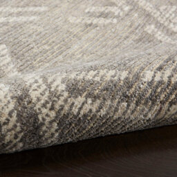 Venosa Vsn01 Grey Ivory Geometric Rug By Nourison-236Cm X 297Cm - thumbnail 5
