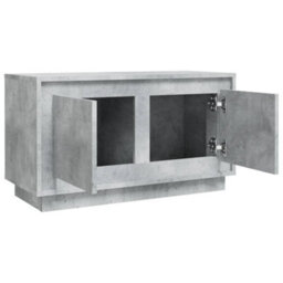 Walplus Tv Cabinet Concrete Grey 80X35X45 Cm Engineered Wood - thumbnail 7