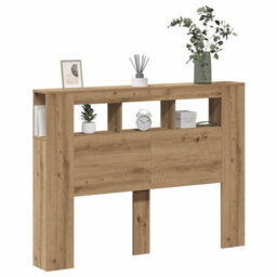 Walplus Led Headboard Artisan Oak 140X18.5X103.5 Cm Engineered Wood - thumbnail 5