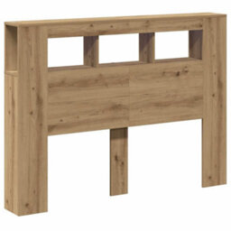 Walplus Led Headboard Artisan Oak 140X18.5X103.5 Cm Engineered Wood - thumbnail 3