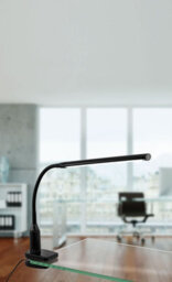 Adjustable Black Plastic Clamp Light With Dimmable Led Bulb - thumbnail 3