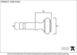 From The Anvil Pewter Regency Curtain Finial (Pair) - thumbnail 2
