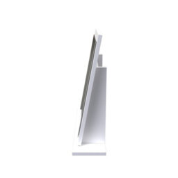 Windsor Mirror In White Gloss (Ready Assembled) - thumbnail 2