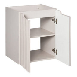 Heze Furniture Noca Bathroom Cabinet With Doors 50Cm With Worktop And Countertop Basin In Cashmere - thumbnail 3