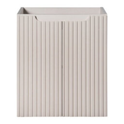 Heze Furniture Noca Bathroom Cabinet With Doors 50Cm With Worktop And Countertop Basin In Cashmere - thumbnail 4