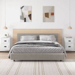 Berkfield Wall-Mounted Bedside Cabinets 2 Pcs White 41.5X36X53Cm - thumbnail 3