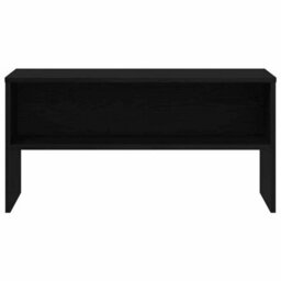 Berkfield Tv Cabinet Black Oak 80X40X40 Cm Engineered Wood - thumbnail 5