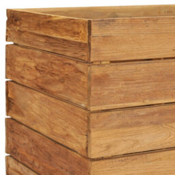 Berkfield Raised Bed 150X40X72 Cm Recycled Teak And Steel - thumbnail 7