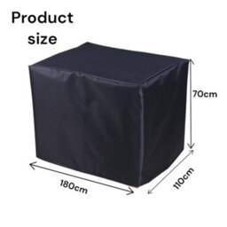Waterproof Cover For Garden Table, Chair And Furniture Set, Cover, Uv Protection, Size 180 X 110 70 Cm - thumbnail 2