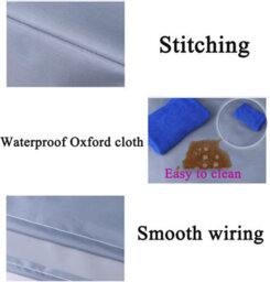Waterproof Cover For Garden Table, Chair And Furniture Set, Cover, Uv Protection, Size 180 X 110 70 Cm - thumbnail 3