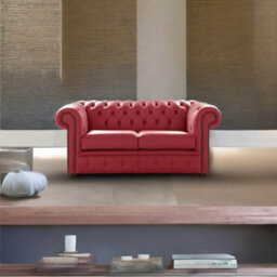 Chesterfield 2 Seater Shelly West Leather Sofa Settee Bespoke In Classic Style - thumbnail 3