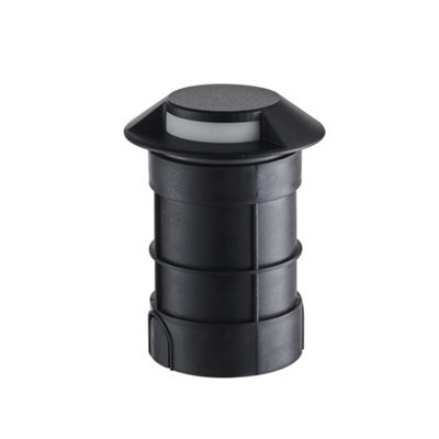 Luminosa Lighting Luminosa Sort Led Outdoor Recessed Ground Light Black, Sandblasted, Warm-White 3000K, Ip65 - image 1