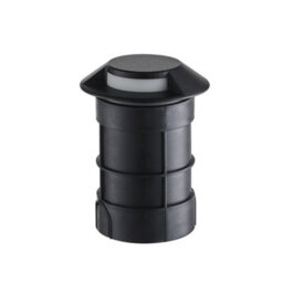 Luminosa Lighting Luminosa Sort Led Outdoor Recessed Ground Light Black, Sandblasted, Warm-White 3000K, Ip65