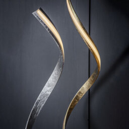 Luminosa Lighting Luminosa Aria Integrated Led Floor Lamp Silver Leaf, White Acrylic - thumbnail 6