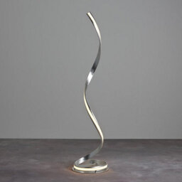 Luminosa Lighting Luminosa Aria Integrated Led Floor Lamp Silver Leaf, White Acrylic - thumbnail 2
