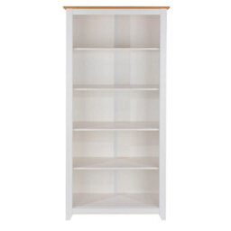 Tall Bookcase Display Storage Cabinet Living Room Bookshelf Wooden - thumbnail 3