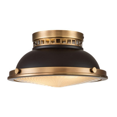 Luminosa Lighting Luminosa Amelia 2 Light Bowl Semi Flush Ceiling Light, Buckeye Bronze, Restoration Bronze - image 1