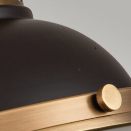 Luminosa Lighting Luminosa Amelia 2 Light Bowl Semi Flush Ceiling Light, Buckeye Bronze, Restoration Bronze - thumbnail 5