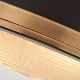 Luminosa Lighting Luminosa Amelia 2 Light Bowl Semi Flush Ceiling Light, Buckeye Bronze, Restoration Bronze - thumbnail 4