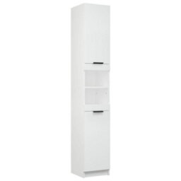 Walplus Bathroom Cabinet White 32X34X188.5 Cm Engineered Wood - thumbnail 2