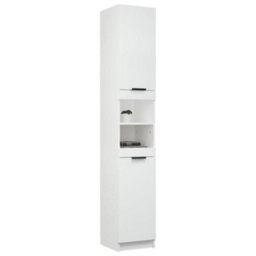 Walplus Bathroom Cabinet White 32X34X188.5 Cm Engineered Wood - thumbnail 5