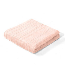 Thehotsale Jade Pink Striped Extra-Large Bedding Set With Rabbit Fur-Like Plush Fabric (Three-Piece Set) - thumbnail 2