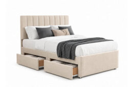 Orthopaedic Divan Bed With Storage Drawers Cream - thumbnail 9