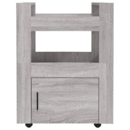 Vidaxl Kitchen Trolley Grey Sonoma 60X45X80 Cm Engineered Wood Kitchen Trolleys - thumbnail 6