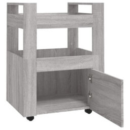 Vidaxl Kitchen Trolley Grey Sonoma 60X45X80 Cm Engineered Wood Kitchen Trolleys - thumbnail 5