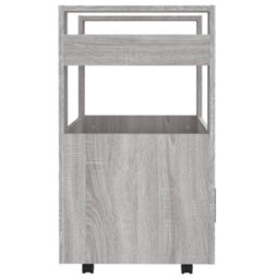Vidaxl Kitchen Trolley Grey Sonoma 60X45X80 Cm Engineered Wood Kitchen Trolleys - thumbnail 7