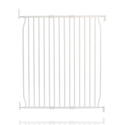 Safetots Eco Screw Fit Baby Gate, White, 90Cm - 100Cm, Stair Gate For Toddler And Baby, Screw Fit Safety Barrier - image 1