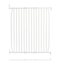 Safetots Eco Screw Fit Baby Gate, White, 90Cm - 100Cm, Stair Gate For Toddler And Baby, Screw Fit Safety Barrier - thumbnail 1