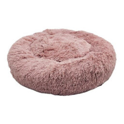 Huggle Pets Hugglepets Anti-Anxiety Small Pink Donut Dog Bed - thumbnail 1