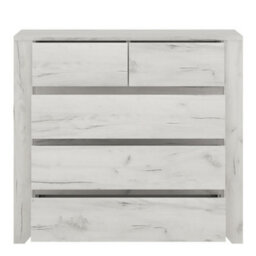 Furniture To Go Angel 3 Piece Bundle, Bedside, Chest And 2 Door 2 Drawer Wardrobe - thumbnail 6