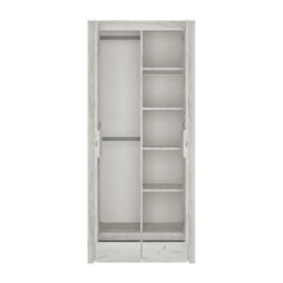 Furniture To Go Angel 3 Piece Bundle, Bedside, Chest And 2 Door 2 Drawer Wardrobe - thumbnail 9