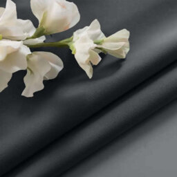 Ameha Plain Blackout Curtain 230Gsm Thick Thermal Insulated Ready Made Eyelet Dark Grey Curtains 46''x54'' Pair With 2X Tie Backs - thumbnail 4