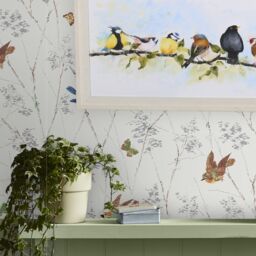 Laura Ashley Covey Birds Multicolour Canvas Art (H)30Cm X (W)60Cm - thumbnail 4