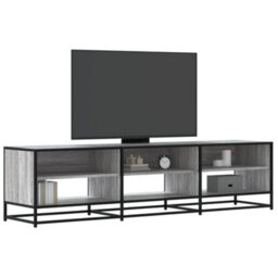 Berkfield Tv Cabinet Grey Sonoma 180X40X46 Cm Engineered Wood - thumbnail 1