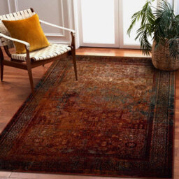 RugsX Wool Carpet Omega Mamluk Vintage Rosette Red 200X300 Cm