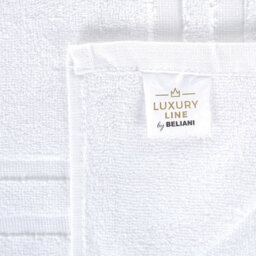 Beliani Set Of 9 Towels Mitiaro Terry Cotton White - thumbnail 6