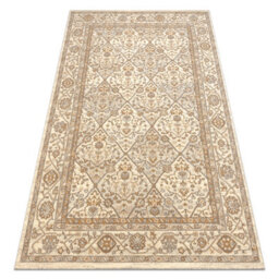 RugsX Wool Carpet Soho 477.27.la100 Osta - Rhombus, Frame Geometric Natural Beige 160X240 Cm - thumbnail 4