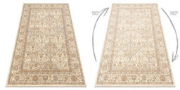 RugsX Wool Carpet Soho 477.27.la100 Osta - Rhombus, Frame Geometric Natural Beige 160X240 Cm - thumbnail 2