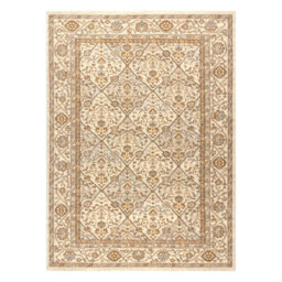 RugsX Wool Carpet Soho 477.27.la100 Osta - Rhombus, Frame Geometric Natural Beige 160X240 Cm - thumbnail 3
